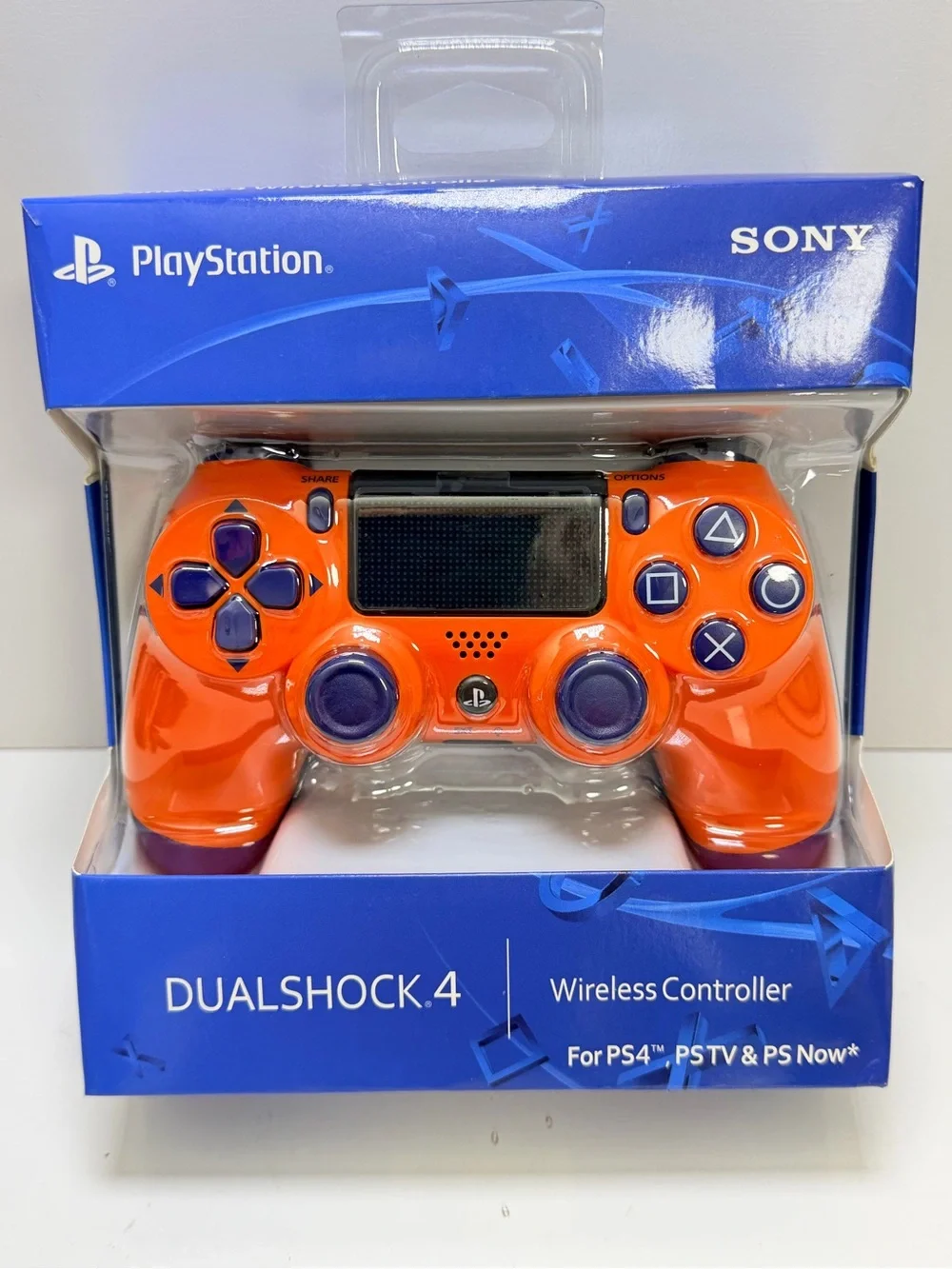 Sony DualShock 4 Wireless Controller - Orange with Purple Accents